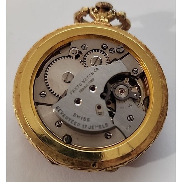 CHARKINS + PANTO + VILLEREUSE Vintage Pocket Watch 17 jewels incabloc swiss co main image 5